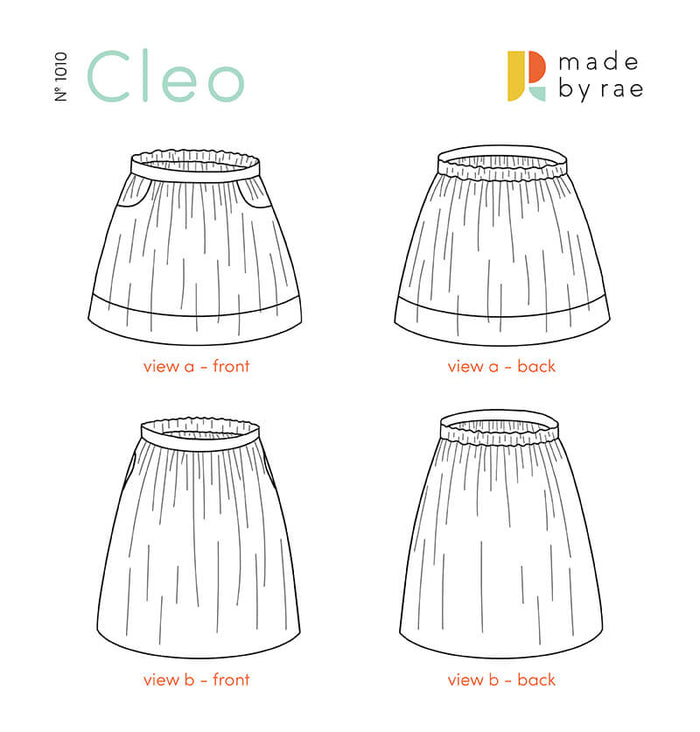 Cleo Skirt - PRINTED PATTERN