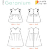 Geranium Dress Sewing Pattern PDF