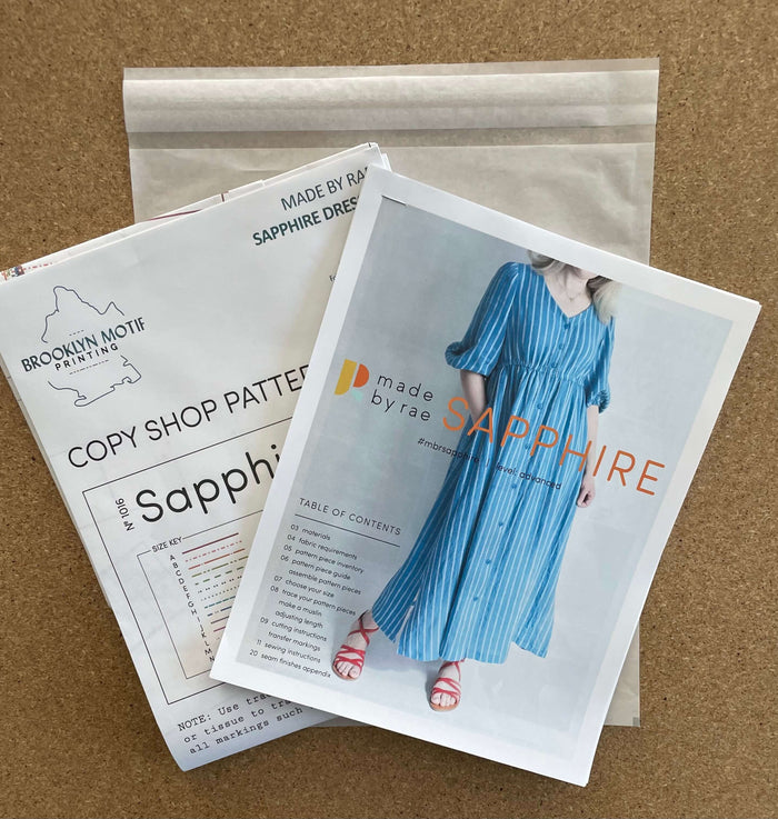 Sapphire Sewing Pattern - PRINTING