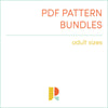 PDF Pattern Bundles - Adult Sizes