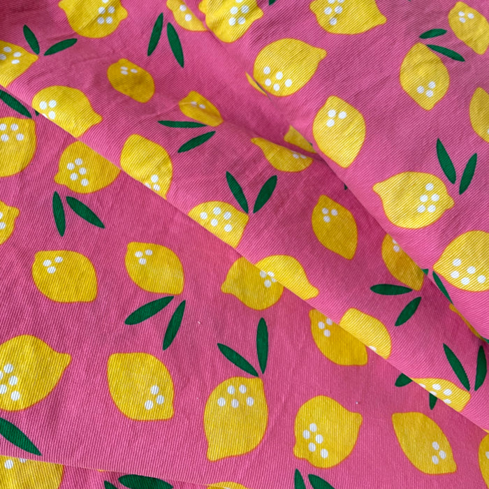 Small World Organic Corduroy and Laminates - sold by the 1/2 yard