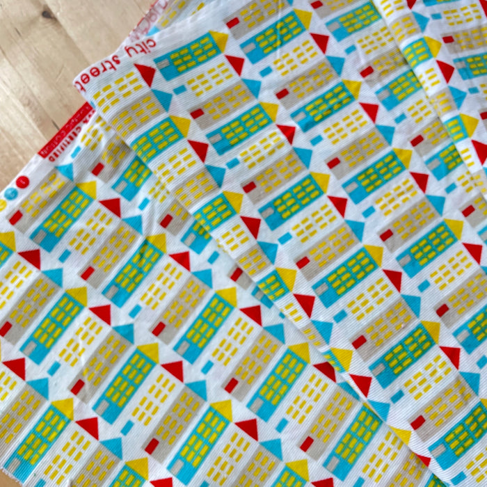 Small World Organic Corduroy and Laminates - sold by the 1/2 yard