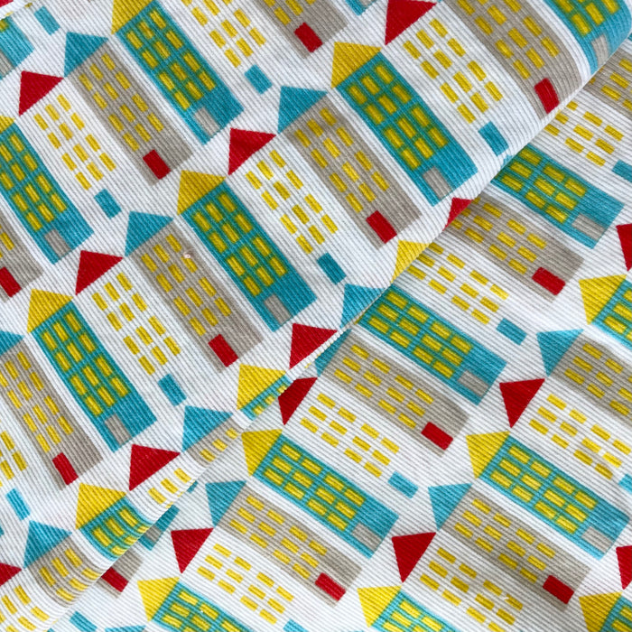 Small World Organic Corduroy and Laminates - sold by the 1/2 yard