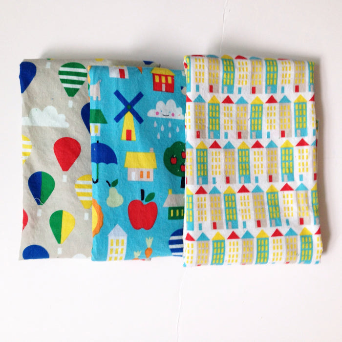 Small World Organic Corduroy and Laminates - sold by the 1/2 yard