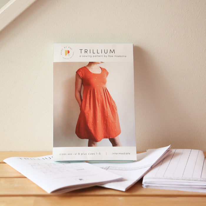 made by rae trillium paper pattern