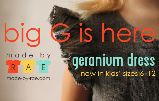 Geranium Dress Sewing Pattern PDF