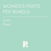 Women's Pants PDF Bundle