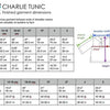 Charlie Tunic size & finished measurements charts