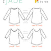 Jade Tee PDF / Made by Rae sewing patterns