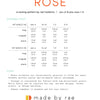rose yardage chart