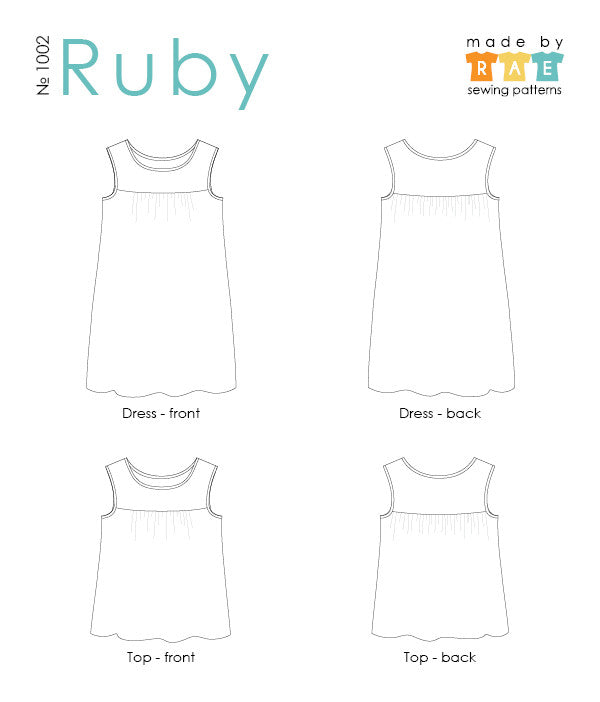 Ruby Sewing Pattern PDF