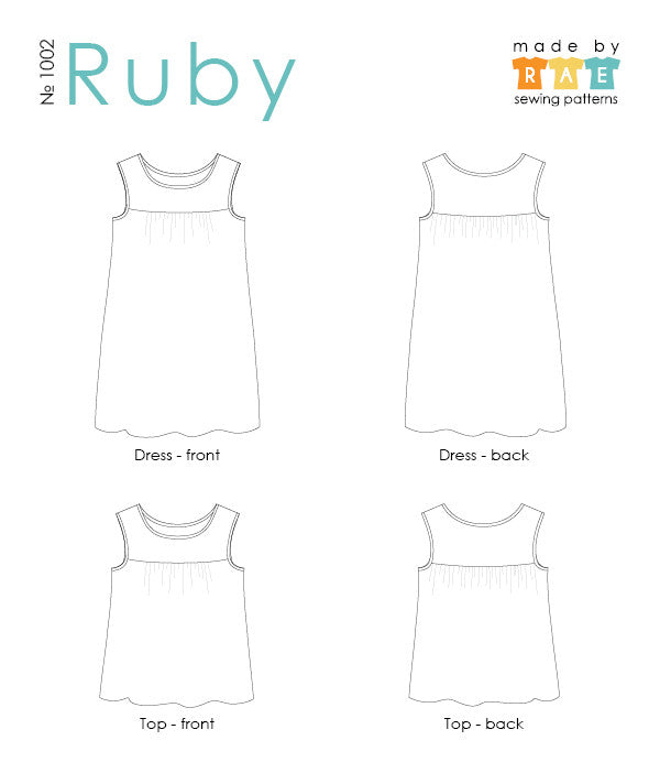 Ruby Sewing Pattern - Digital