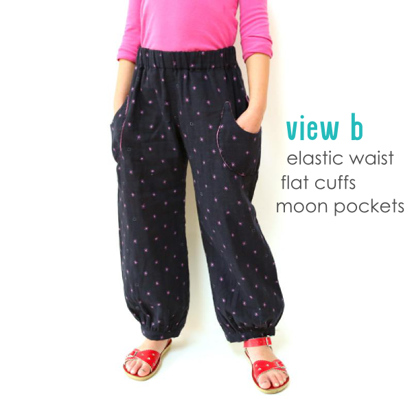 Moon Pants Sewing Pattern PDF