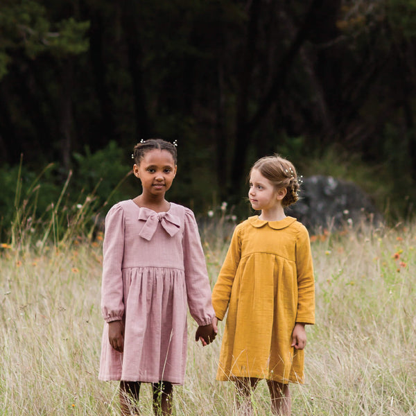 Made By Rae Geranium Dress Expansion Pack printed sewing pattern children's sizes 0-12 front cover
