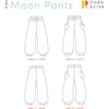 Moon Pants Sewing Pattern PDF