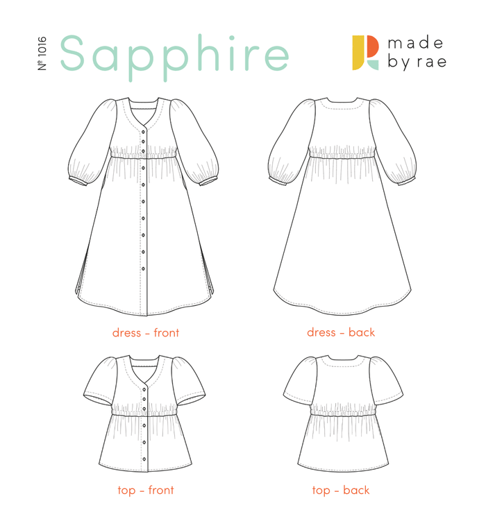 Sapphire Sewing Pattern - Digital