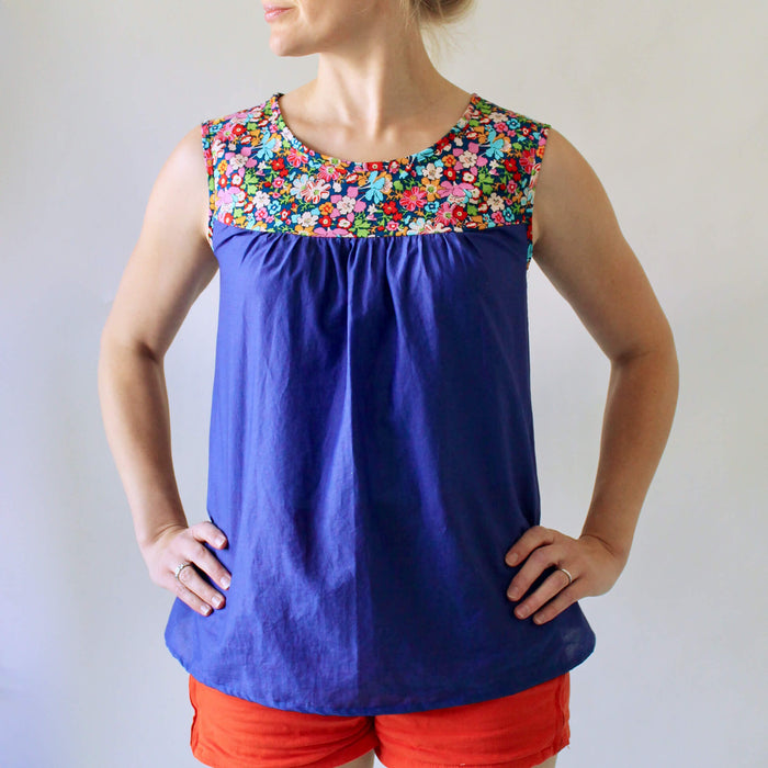 Sleeveless Eyelet Top - Digital Pattern - The Sewing Collection