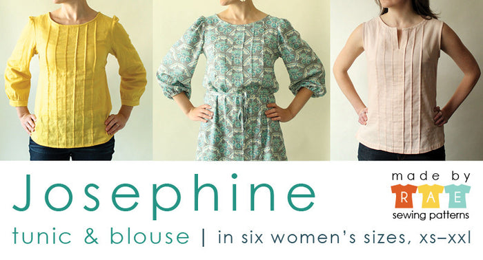 Josephine Top Digital Sewing Pattern XS XL Crop Top Basic Top 