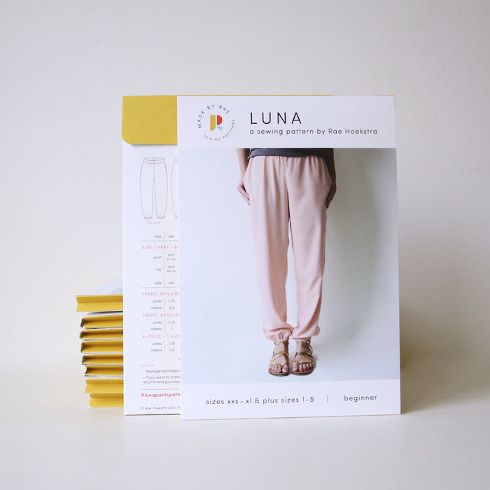 Luna Pants PRINTED Sewing Pattern | Made by Rae