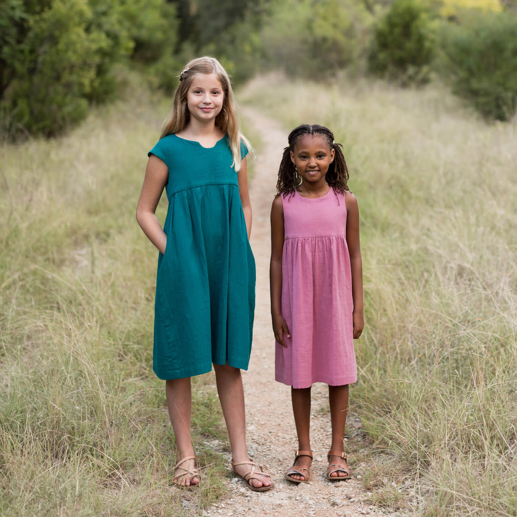 Geranium Dress Pattern Close Cart