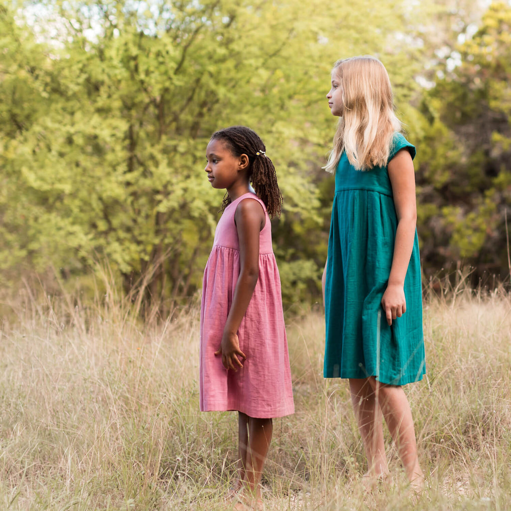 Geranium Dress Pattern Close Cart