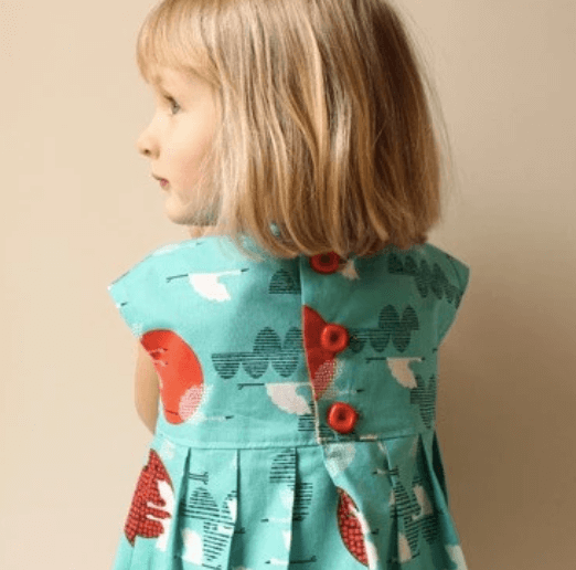 Geranium Dress Pattern Close Cart