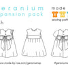 Geranium Expansion Pack Sewing Pattern / made by rae